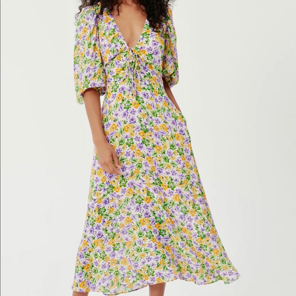 NICHOLAS DANIELLE DRESS - WHISTLEDOWN FLORAL